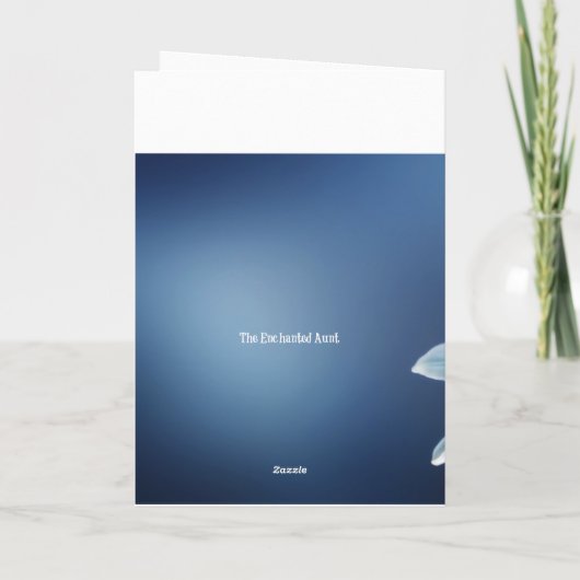 叔母叔母さんフローラマザーズデイカード カード (裏面)