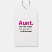 叔母引用文叔母 ギフトタグ (裏面)