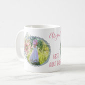 叔母最高ののエバカスタムー写真マグカップ コーヒーマグカップ (正面左)