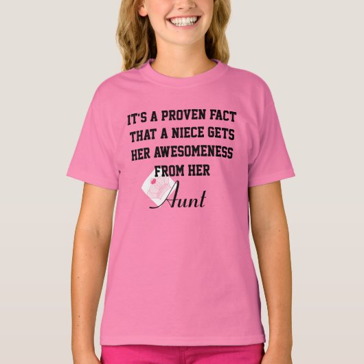 叔母来Tシャツの素晴らしさ Tシャツ (正面)