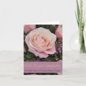 叔母素晴らしバラ悔やみや弔慰カード カード (正面)