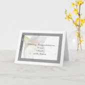 叔母結婚と新しい夫のためのカード カード (黄色い花)