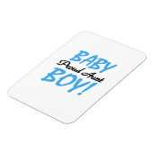 叔母誇りを持った男の赤ちゃんTシャツとギフト マグネット (左側)