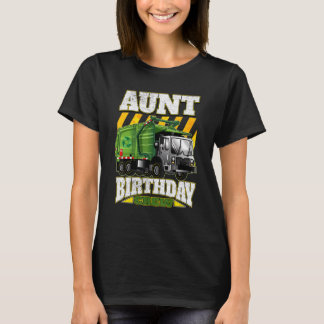 叔母誕生日クルーごみ収集車 Tシャツ