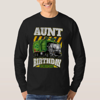 叔母誕生日クルーごみ収集車 Tシャツ