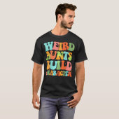 叔母風変わりビルドキャラクタークール叔母クラブフロントA Tシャツ (正面フル)