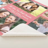 叔母8フォトコラージュ シェルパブランケット (3/4)