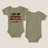 叔母（叔母の名前）から私の素晴らしさを得る (デザイン正面&裏面)