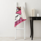 叔母Auntieおもしろい漫画ガーリーピンクフォトコラージュ シェルパブランケット (インサイチュ)