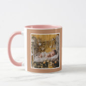 叔母Aunty Love You写真モダンBrown C84白 マグカップ (左)