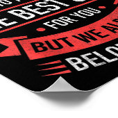 叔父おもしろいギフト父の日Niee Nepから ポスター (角)