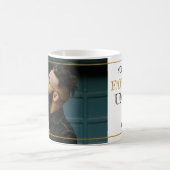 叔父お気に入りのの名パーソナライズされた前の写真 コーヒーマグカップ (中央)