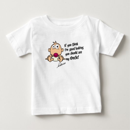 叔父さんからのベビーのTシャツ ベビーTシャツ (正面)