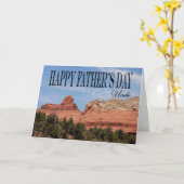 叔父さんのための父の日カード カード (黄色い花)