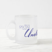 叔父さんのための特別な愛 フロストグラスマグカップ (左)