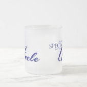 叔父さんのための特別な愛 フロストグラスマグカップ (中央)