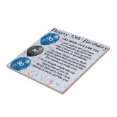 叔父さんの詩-第30誕生日 タイル (側面)