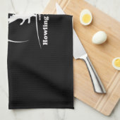 叔父さんウェインおよび遠ぼえ犬バンドタオル キッチンタオル (四つ折り)