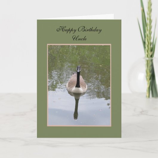叔父さんバースデー・カード -- ハッピーバースデーの叔父さん カード (正面)