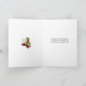 叔父さん-ヴィンテージサンタのそりのためのクリスマスカード シーズンカード (内部)