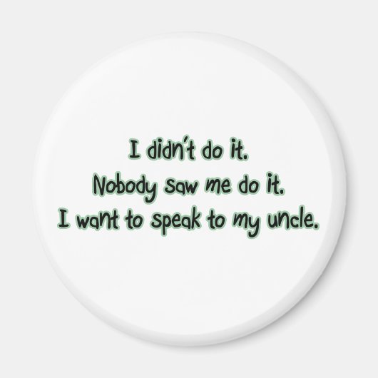 叔父に話する マグネット (正面)