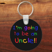 叔父のプライマリカラーになる文字 キーホルダー (正面)