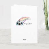 叔父の名前カスタマイズ可能な復活祭バニー。 シーズンカード (裏面)