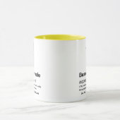 叔父の定義おもしろいbearded関数 マグカップ (中央)