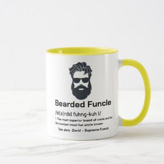 叔父の定義おもしろいbearded関数 マグカップ