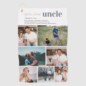 叔父の定義 |写真7 パーソナライズされた ゴルフタオル (正面)