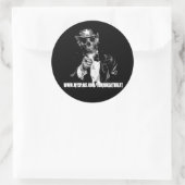 叔父の脅威シール ラウンドシール (バッグ)