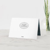 叔父の誕生日の格子模様 カード (裏面)