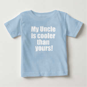 叔父は君のクール甥のシおもしろいャツよ ベビーTシャツ