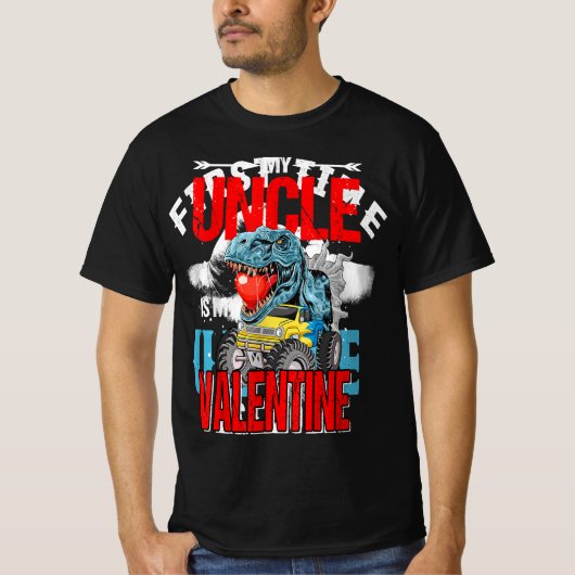 叔父は私のバレンタインのTシャツ Tシャツ (正面)