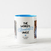 叔父もっとも偉大2写真2トーンのコーヒーマグ ツートーンマグカップ (中央)