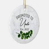 叔父オーナメント、妊娠告知に昇進 セラミックオーナメント (右)