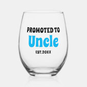 叔父カスタムの妊娠告知に昇進する ステムなしワイングラス (正面)