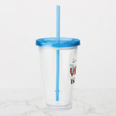 叔父パーソナライズされたレトロギフト最高のおじさん今まで可愛い アクリルタンブラー (右)