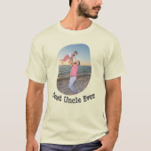 叔父最高のの写真をアップ最高のロードする Tシャツ (正面)