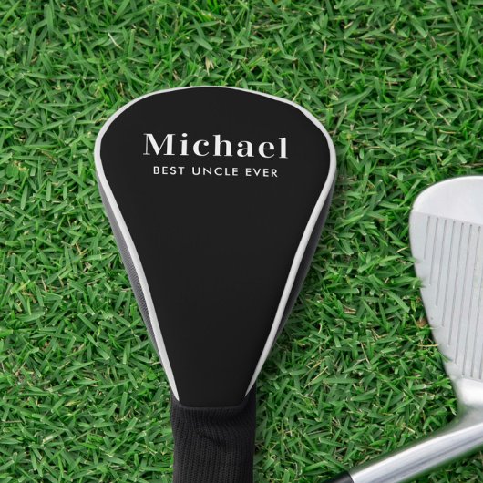 叔父最高のエバーモノグラムブラック ゴルフヘッドカバー