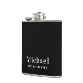 叔父最高のエバーモノグラムブラック フラスク (左)