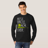 叔父最高のコーチーEver Shirtソフトボール Tシャツ (正面フル)