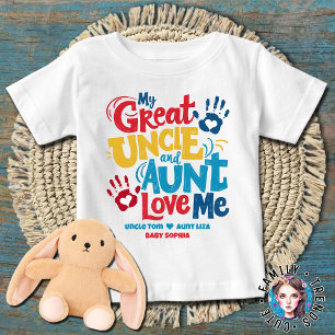 叔父素晴らしと叔母が私を愛する ベビーTシャツ