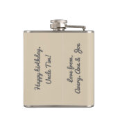 叔父素晴らし記念物 フラスク (裏面)