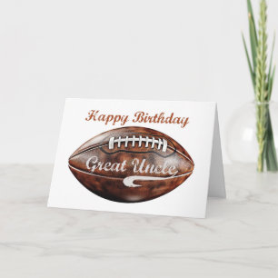 叔父素晴らし誕生日ラージグランジサッカースポーツ カード
