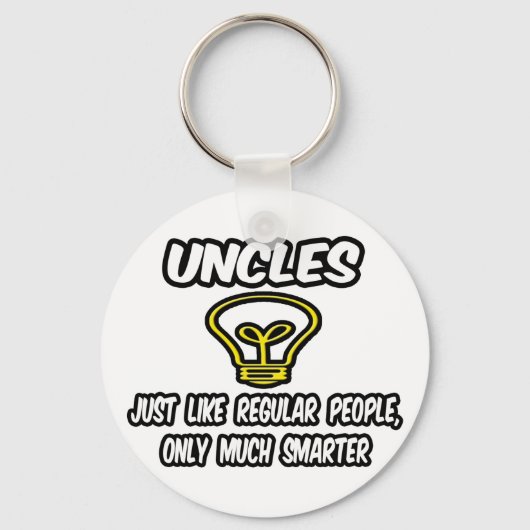 叔父…普通の人と同じだ頭が切れるけ キーホルダー (正面)