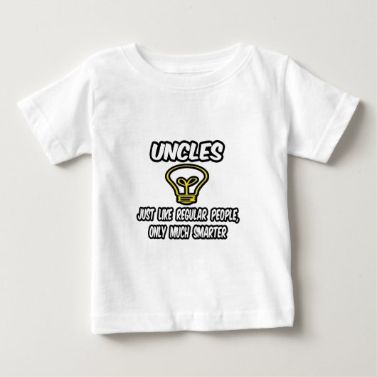 叔父…普通の人と同じだ頭が切れるけ ベビーTシャツ (正面)