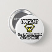 叔父…普通の人と同じだ頭が切れるけ 缶バッジ (正面&裏面)