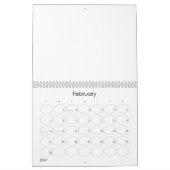 取おもしろい引禁止 カレンダー (2月 2027)