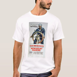 取って下さい車輪-海運力(US02058)を Tシャツ